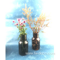 Home decoration leopard spotted flower glass vase vases